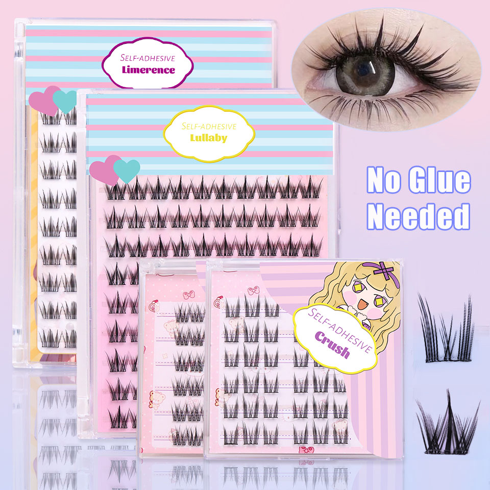 Eyelash Extension Korean - Cils auto-adhésifs à faire soi-même, aucune