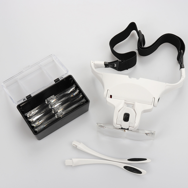 Eyelash Extension With Glasses - Loupe à bandeau réglable à 5