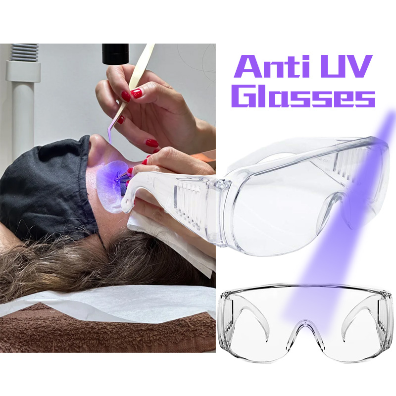 Eyelash Extension With Glasses - Lunettes de protection Uv, Extension de