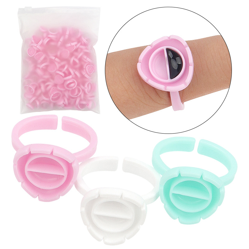 Eyelash Extension Fan - Anneaux de tasse d'éventail de colle