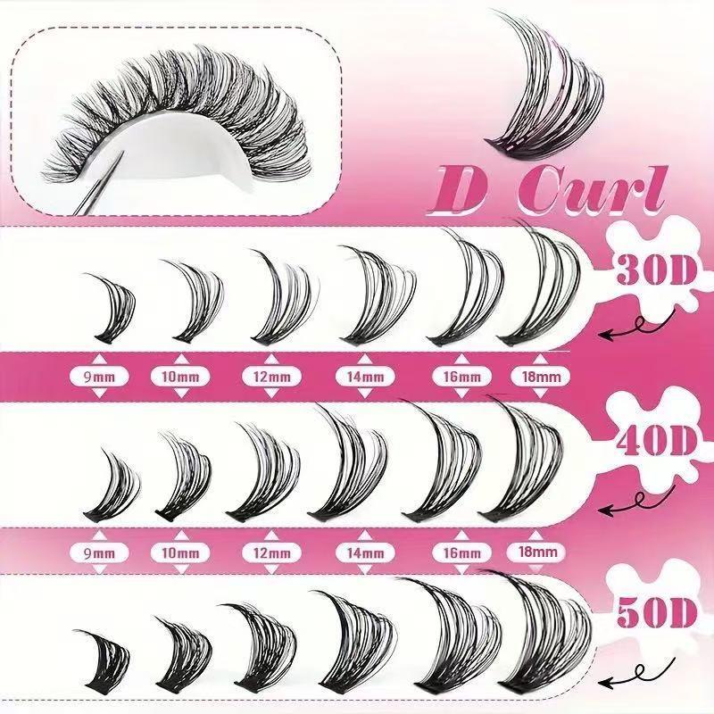 Eyelash Extension Kits - Kit de cils en bouquets professionnels