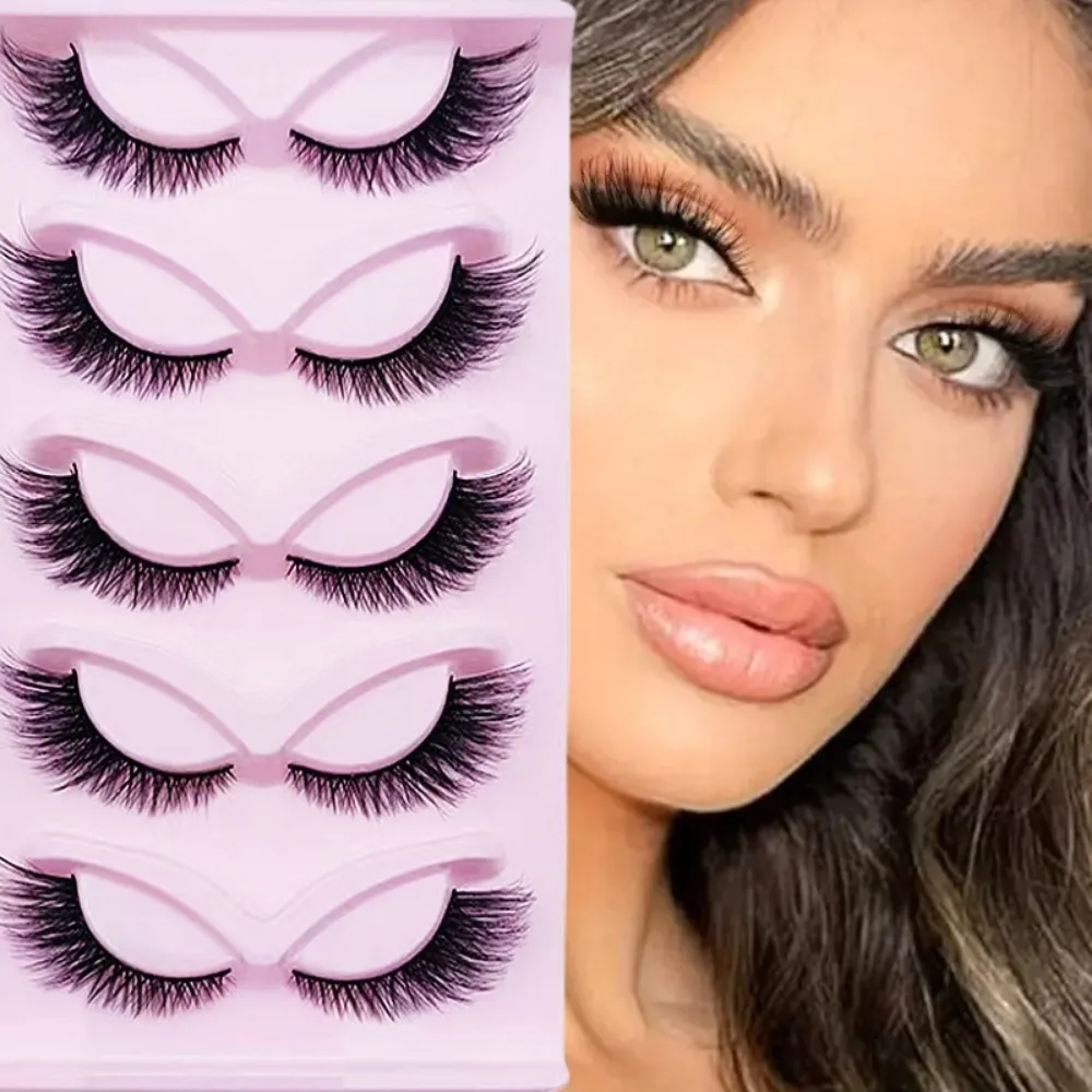 Eyelash Extension Cat Eye Wispy - 5 paires de cils oeil de