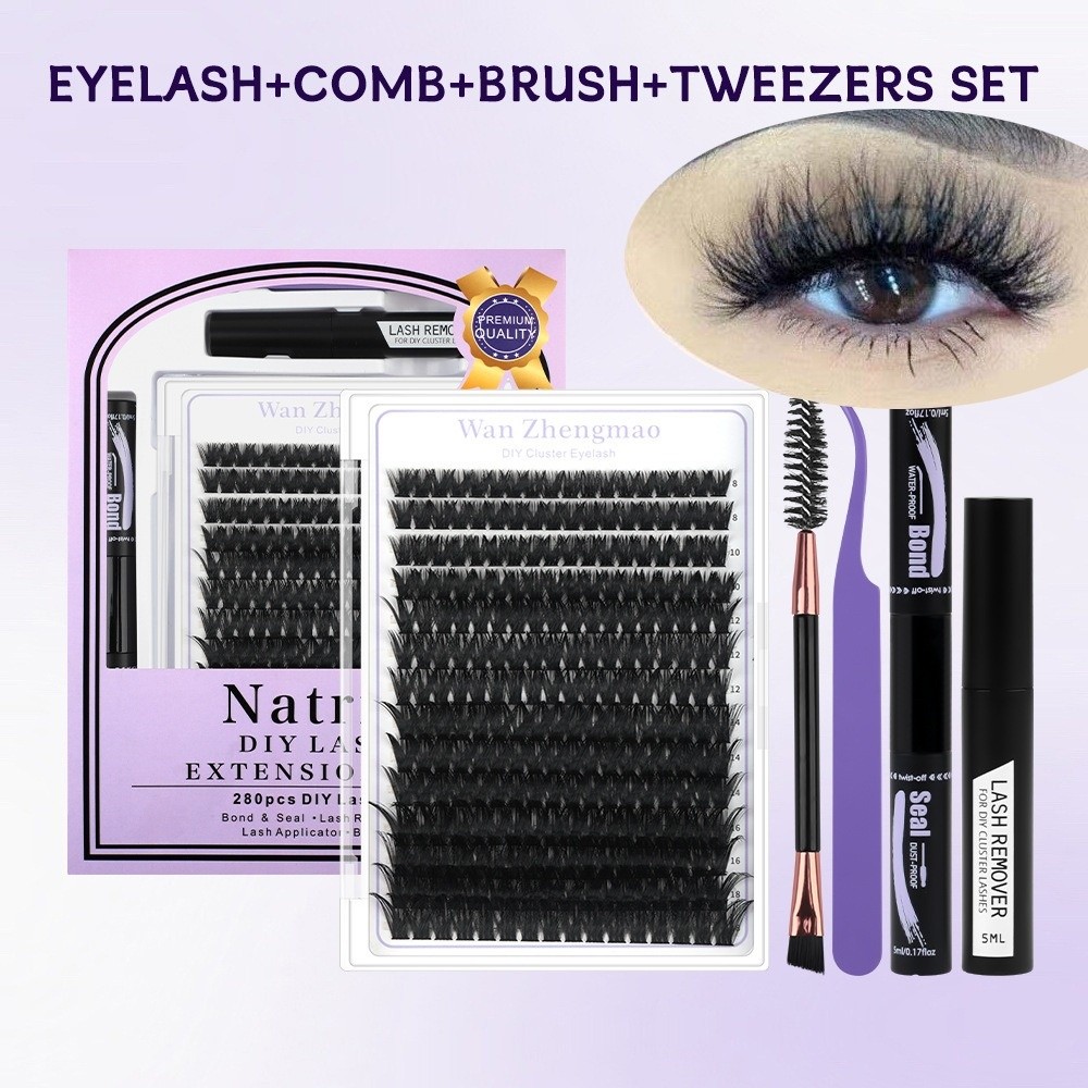 Eyelash Extension Kits - Kit d'extension de cils DIY 8-18mm,