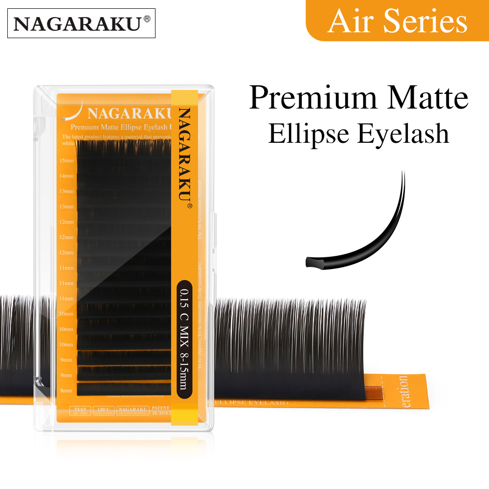 Eyelash Extension Human Hair - NAGARAKU nouvelle série Air Premium mat