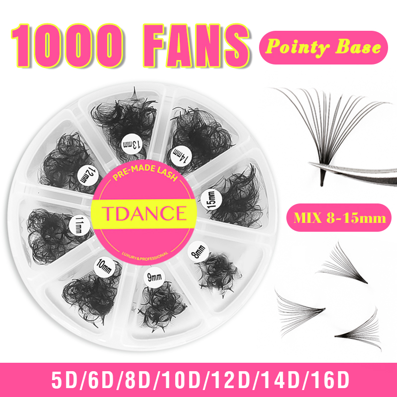 Eyelash Extension Medium - TDANCE 1000 ventilateurs ventilateur ample longueur