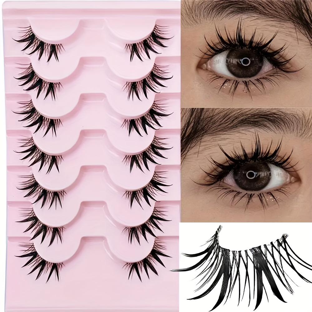 7 paires de faux cils demi-œil - Eyelash Extension Japan avis et prix