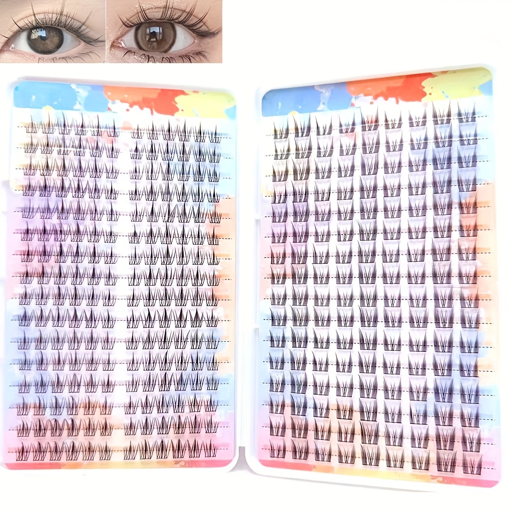 Cils faux naturels en vogue, e - Eyelash Extension Cat Eye Wispy avis et prix