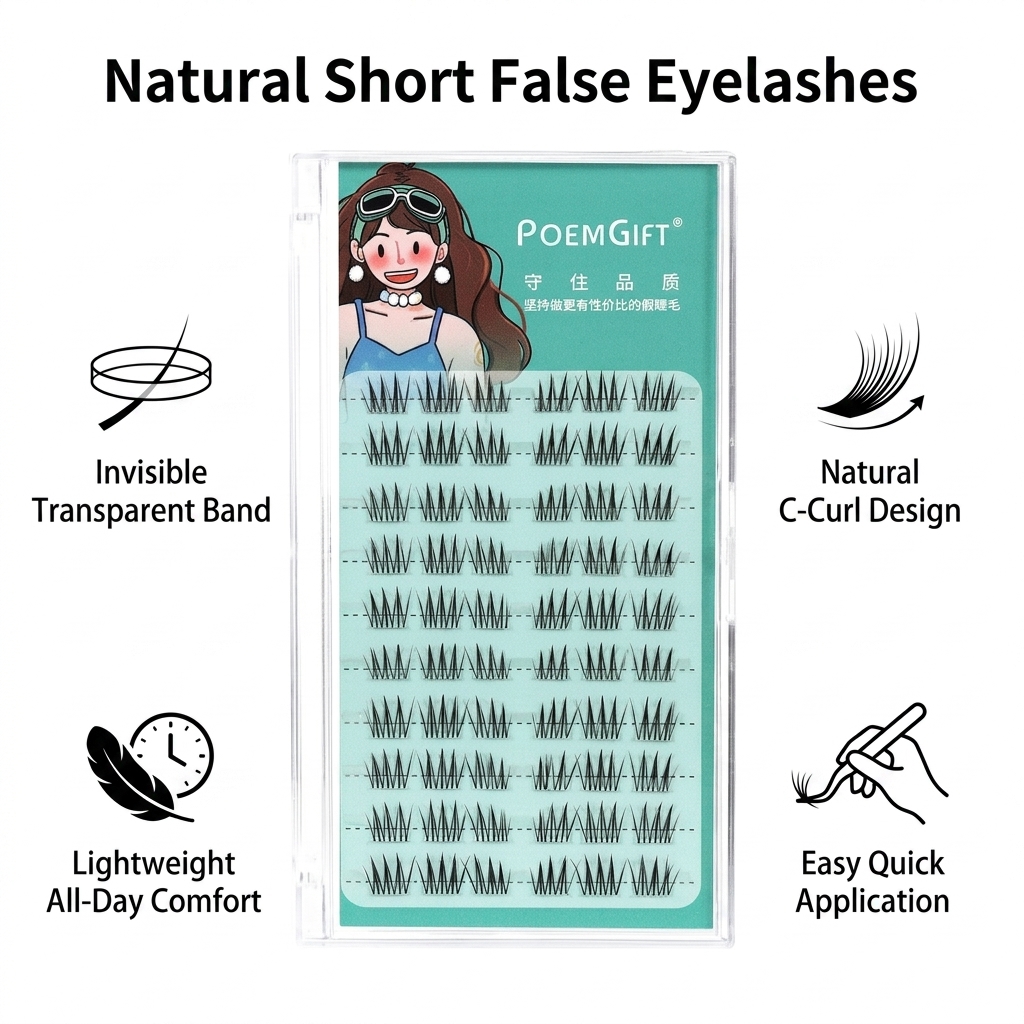 Faux cils courts 9 mm style co - Eyelash Extension Japan avis et prix