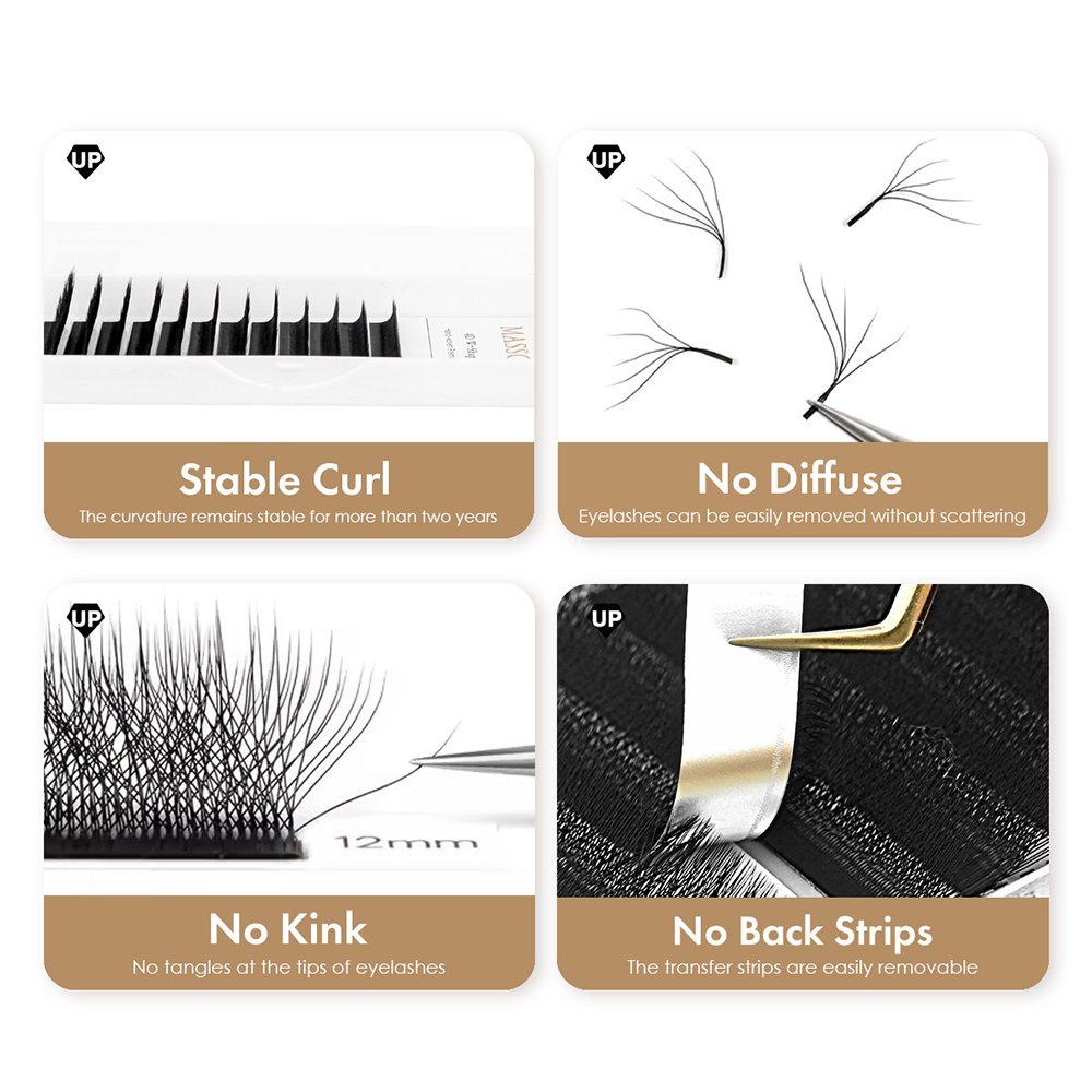 MASSCAKU L LU M Curl YY/W Exte - Eyelash Extension Human Hair avis et prix
