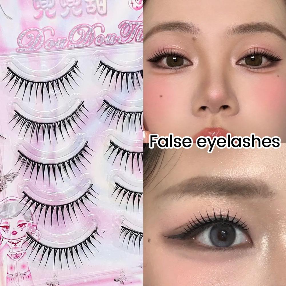 5 paires de faux cils coréens  - Eyelash Extension Korean avis et prix