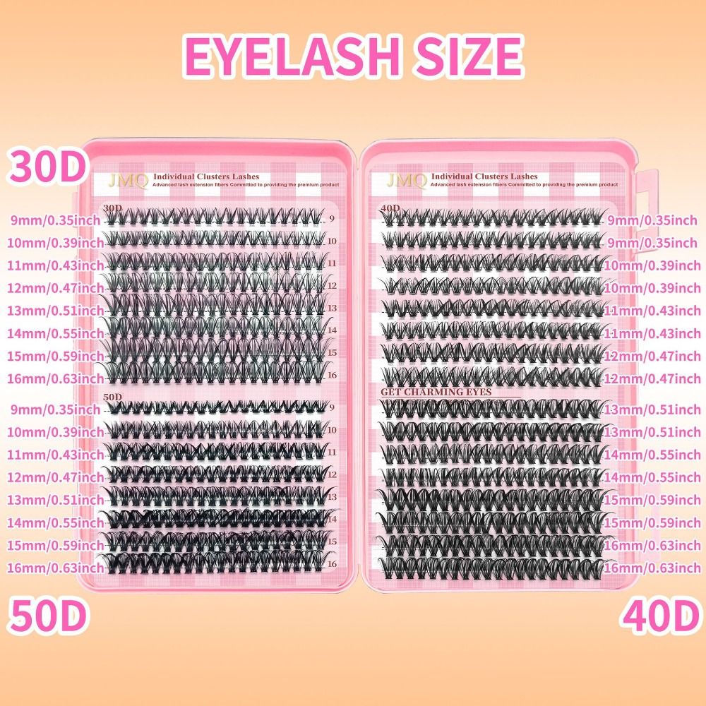 Faux cils de 9 à 16 mm de long - Eyelash Extension Kits avis et prix
