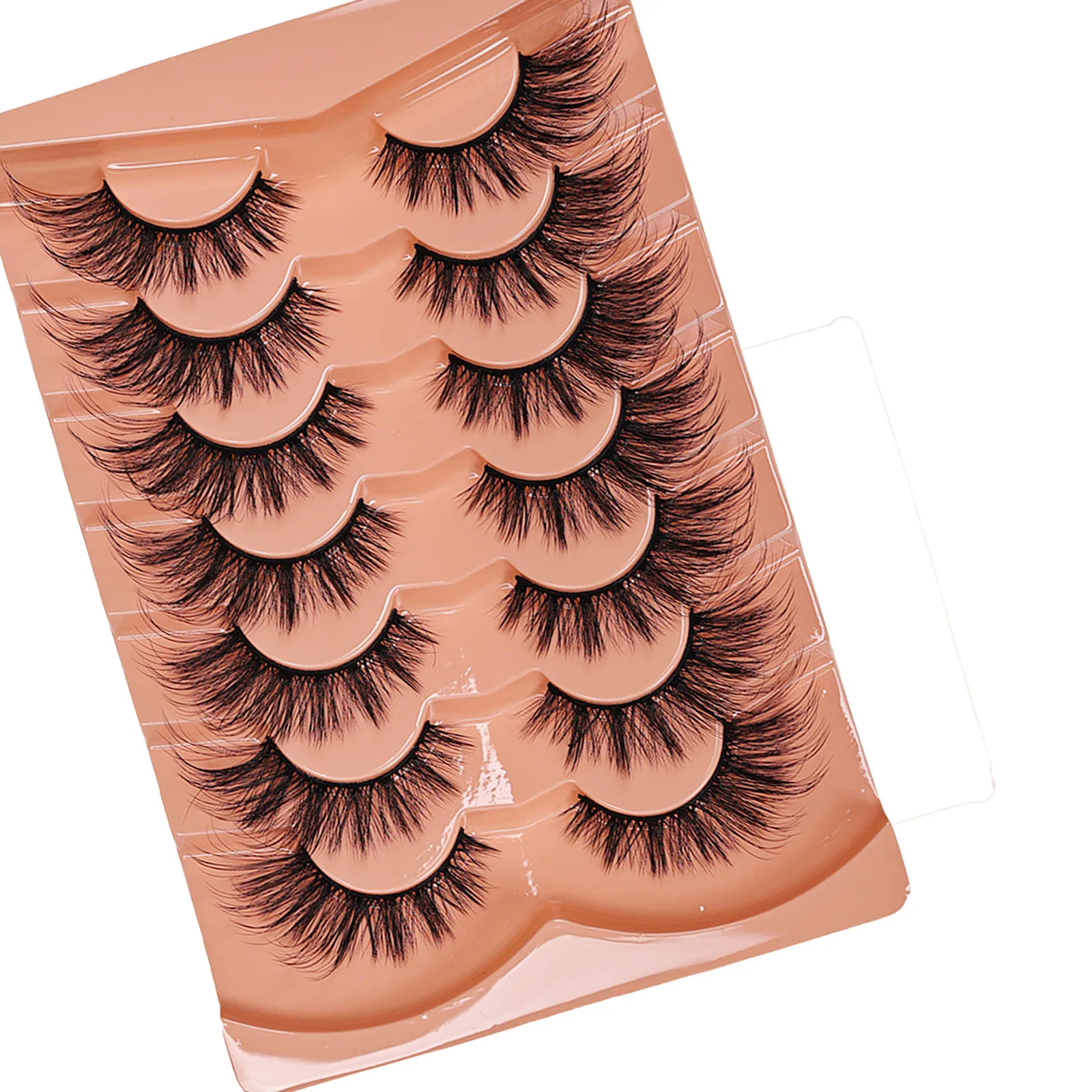 7 paires de faux cils œil de c - Eyelash Extension Cat Eye Wispy avis et prix