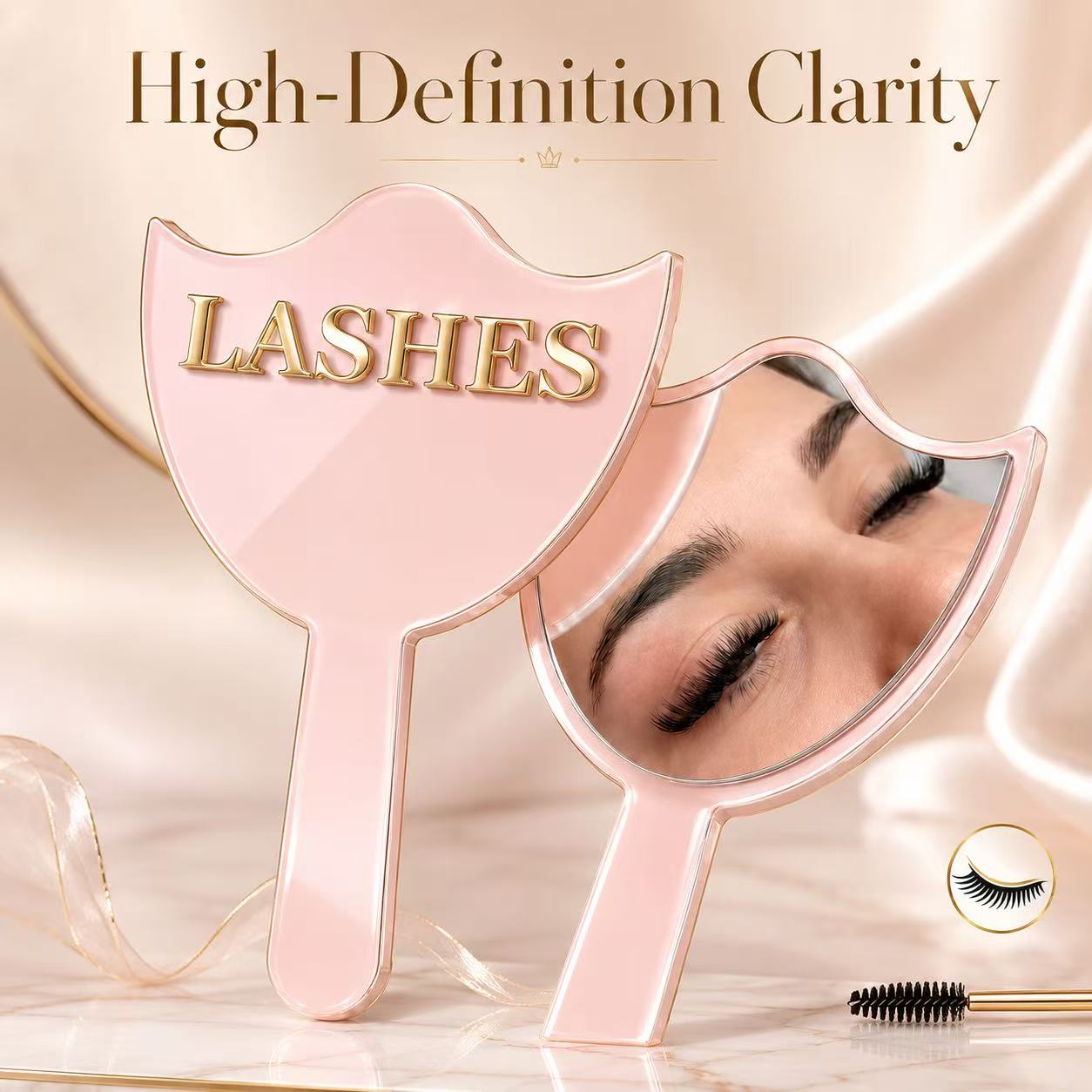 Miroir à cils en verre HD avec - Eyelash Extension Fan avis et prix