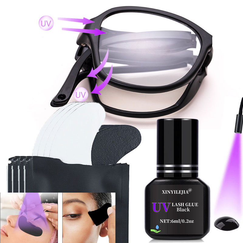 Lunettes de protection UV, col - Eyelash Extension With Glasses avis et prix