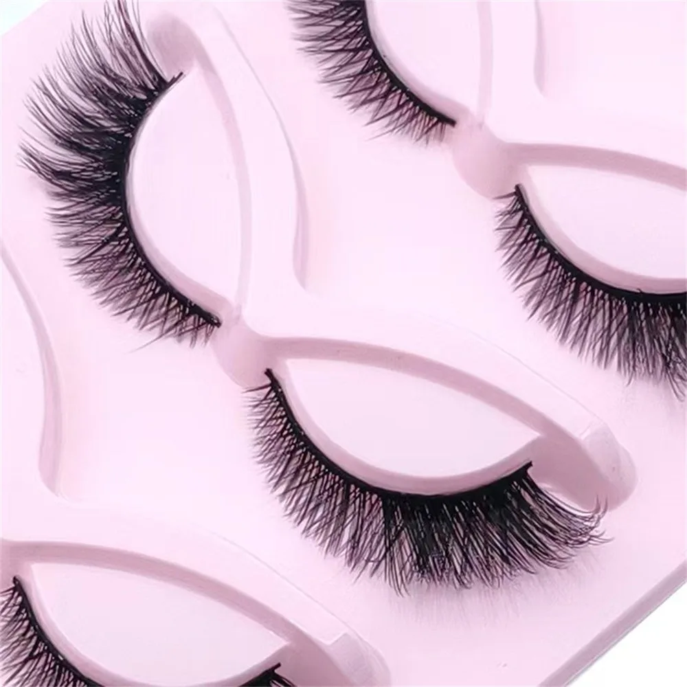 5 paires de cils oeil de chat  - Eyelash Extension Cat Eye Wispy avis et prix