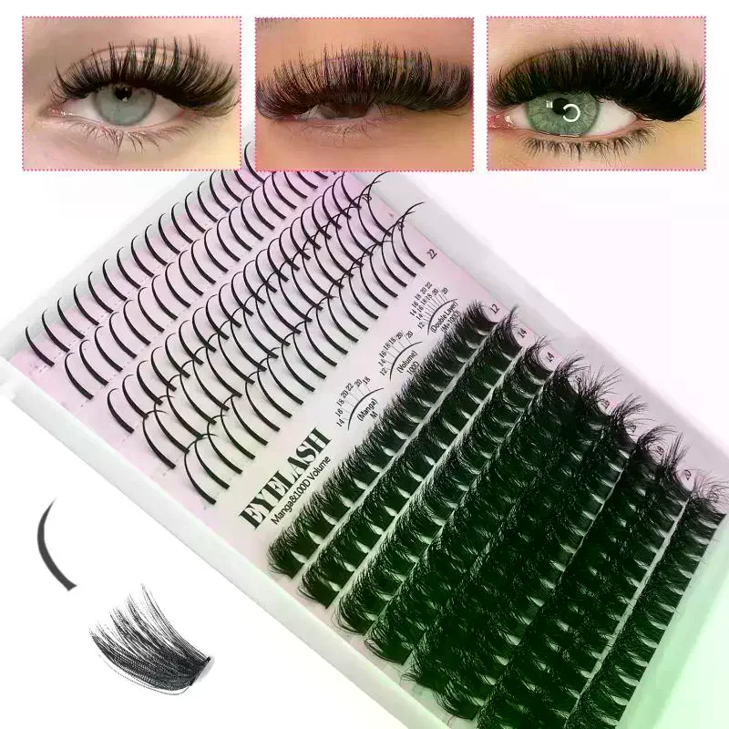 Kit de Cils en Grappes, Cils E - Eyelash Extension Kits avis et prix