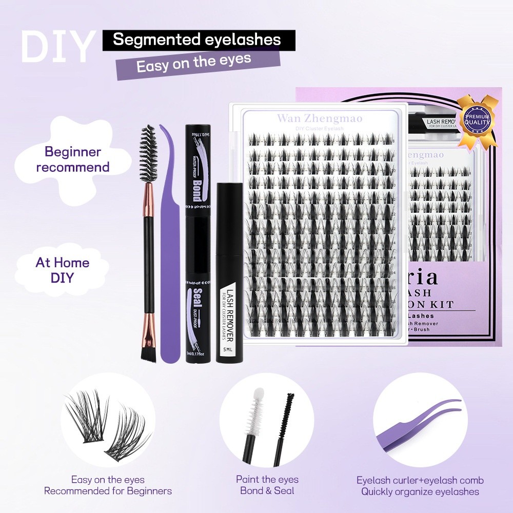 Kit d'extension de cils DIY 8- - Eyelash Extension Kits avis et prix
