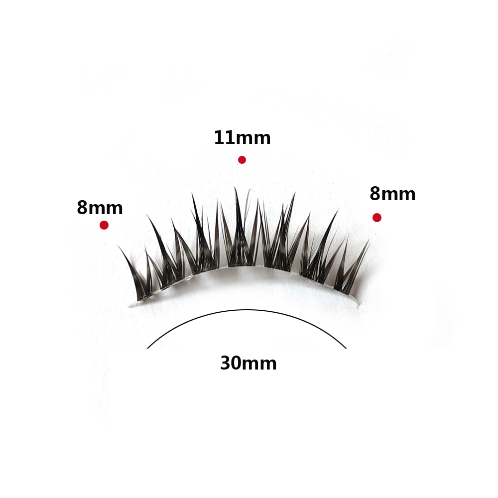 5 paires de faux cils naturels - Eyelash Extension Cat Eye Wispy avis et prix