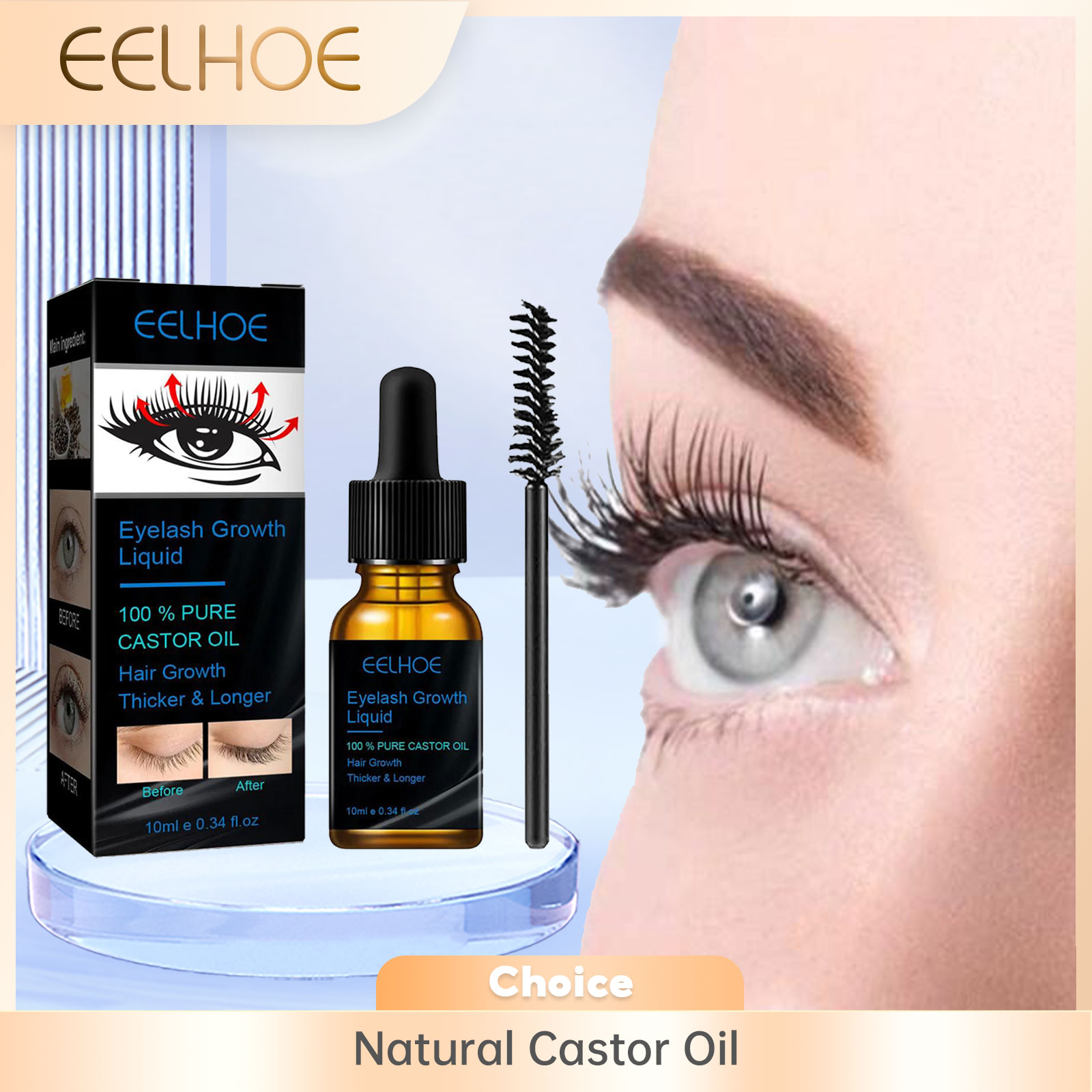 Sérum de croissance des cils à - Eyelash Extension Human Hair avis et prix