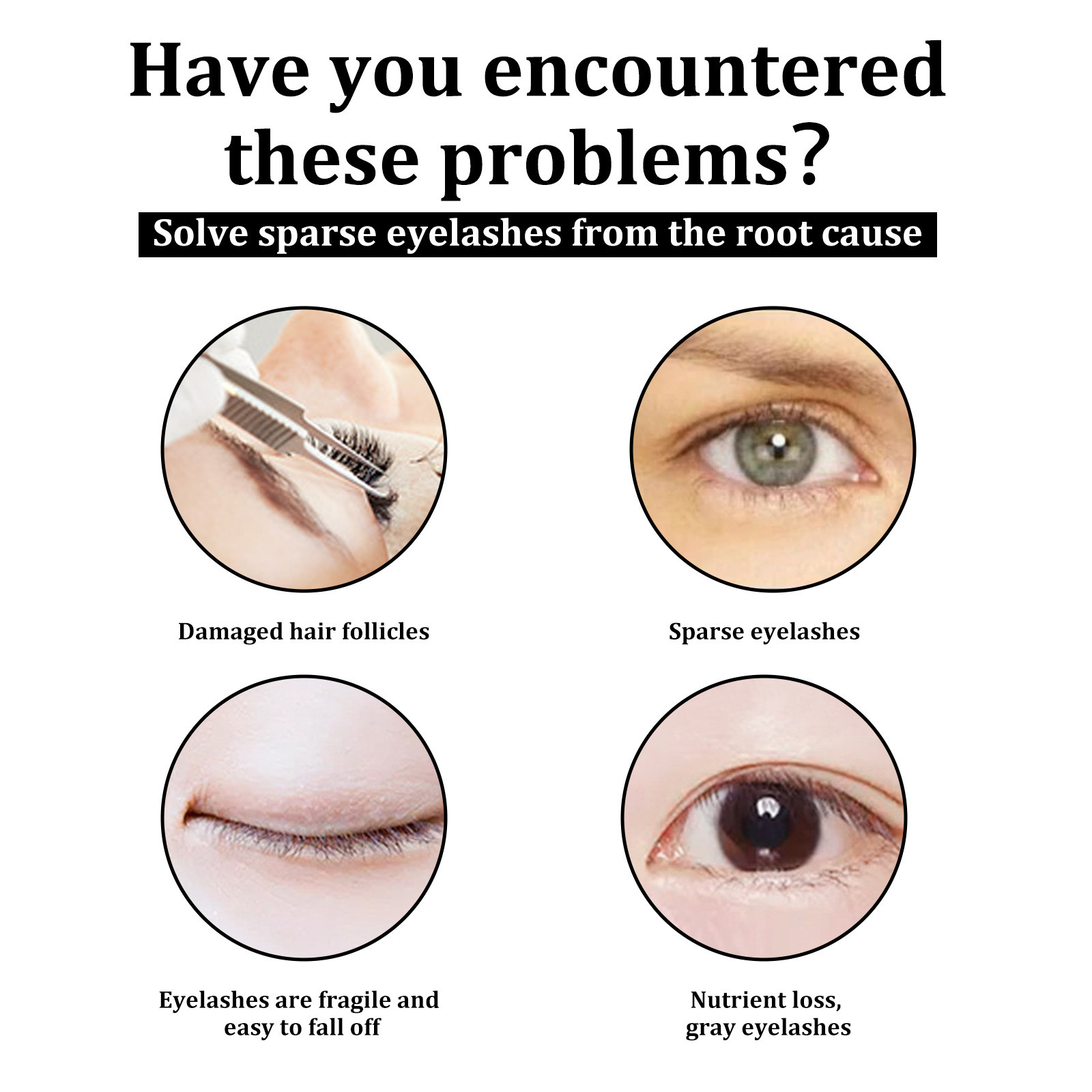 Sérum de croissance des cils à - Eyelash Extension Human Hair avis et prix