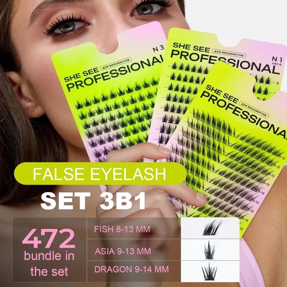 Extension de faux cils en grap - Eyelash Extension Cat Eye Wispy avis et prix