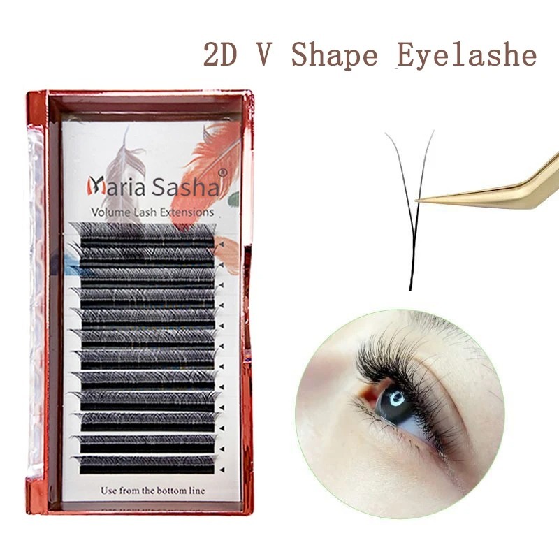 MARIA 2D Y forme cils main Pre - Eyelash Extension Human Hair avis et prix