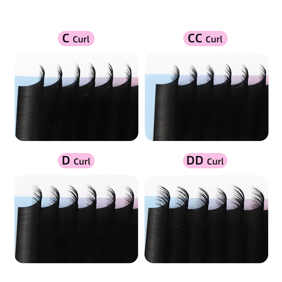 Rujade 5 cas / lot faux extens - Eyelash Extension Human Hair avis et prix